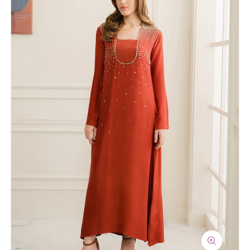 Elegant Red Women's Dress